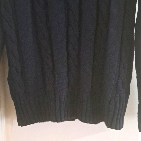 PJ Paul Jones Mens Cardigan Stand Collar Cable Knit Button Sweater  Small NWT - Picture 6 of 8